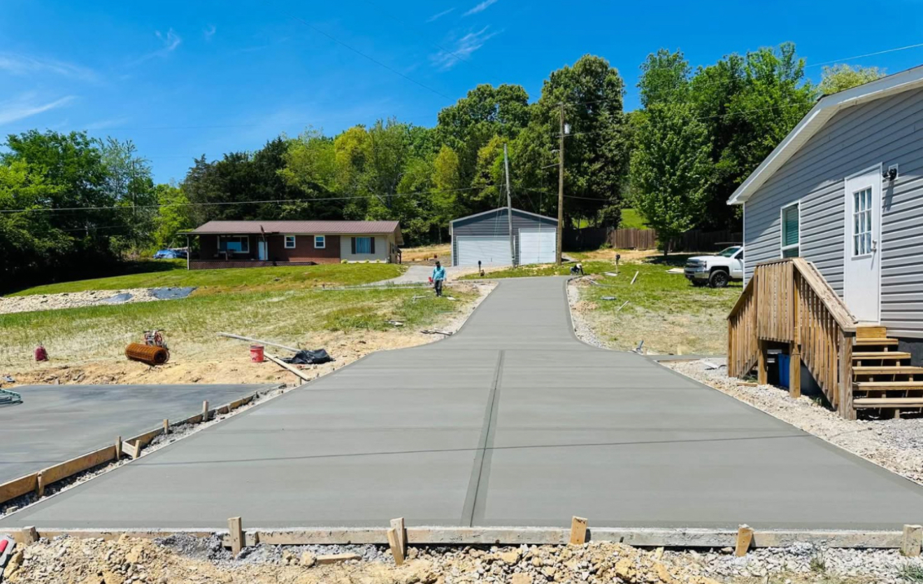 Concrete Driveway in Lenoir City